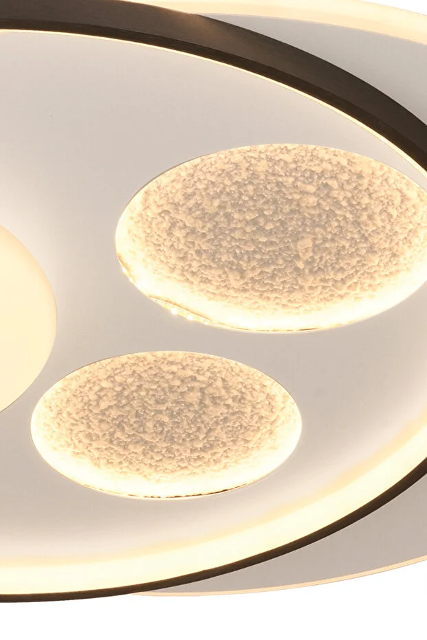 Oscar 50 Cm 3 Renk Işık Özellikli Led'li Modern Salon Mutfak Yatak Odası Avizesi